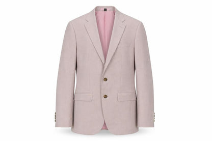 Marks & Spencer Mens Pink Polyester Jacket Suit Jacket Size 36 Regular