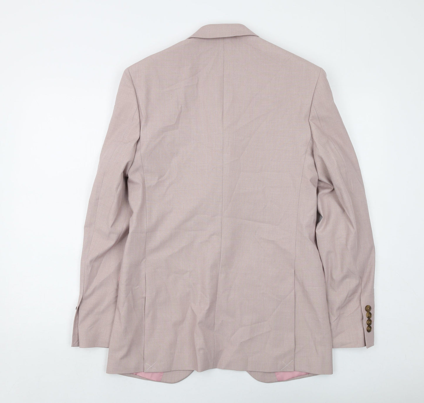 Mens UK Size 36 Marks and Spencer Regular Pink Suit Jacket
