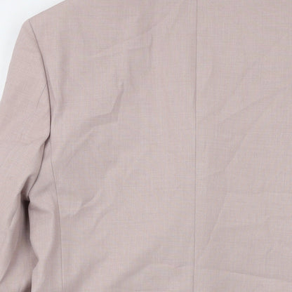 Mens UK Size 36 Marks and Spencer Regular Pink Suit Jacket