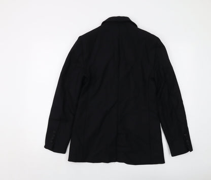 Autograph Womens Black Jacket Size 6 Button