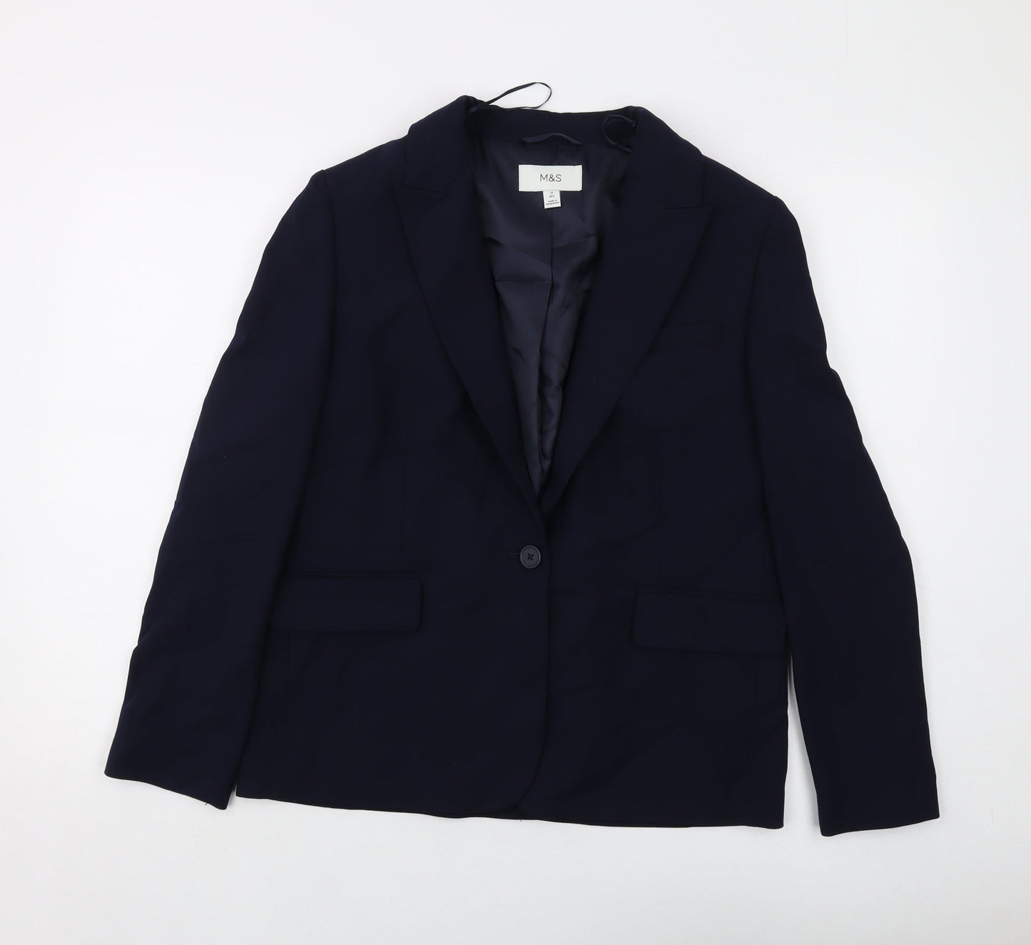 Womens UK Size 12 Marks and Spencer Blue Jacket