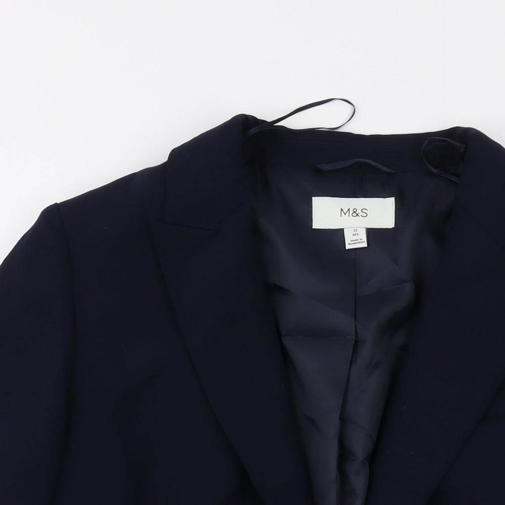 Womens UK Size 12 Marks and Spencer Blue Jacket