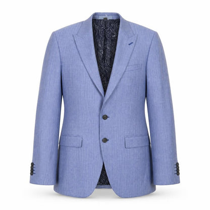 Marks & Spencer Mens Blue Polyester Jacket Suit Jacket Size 38 Regular