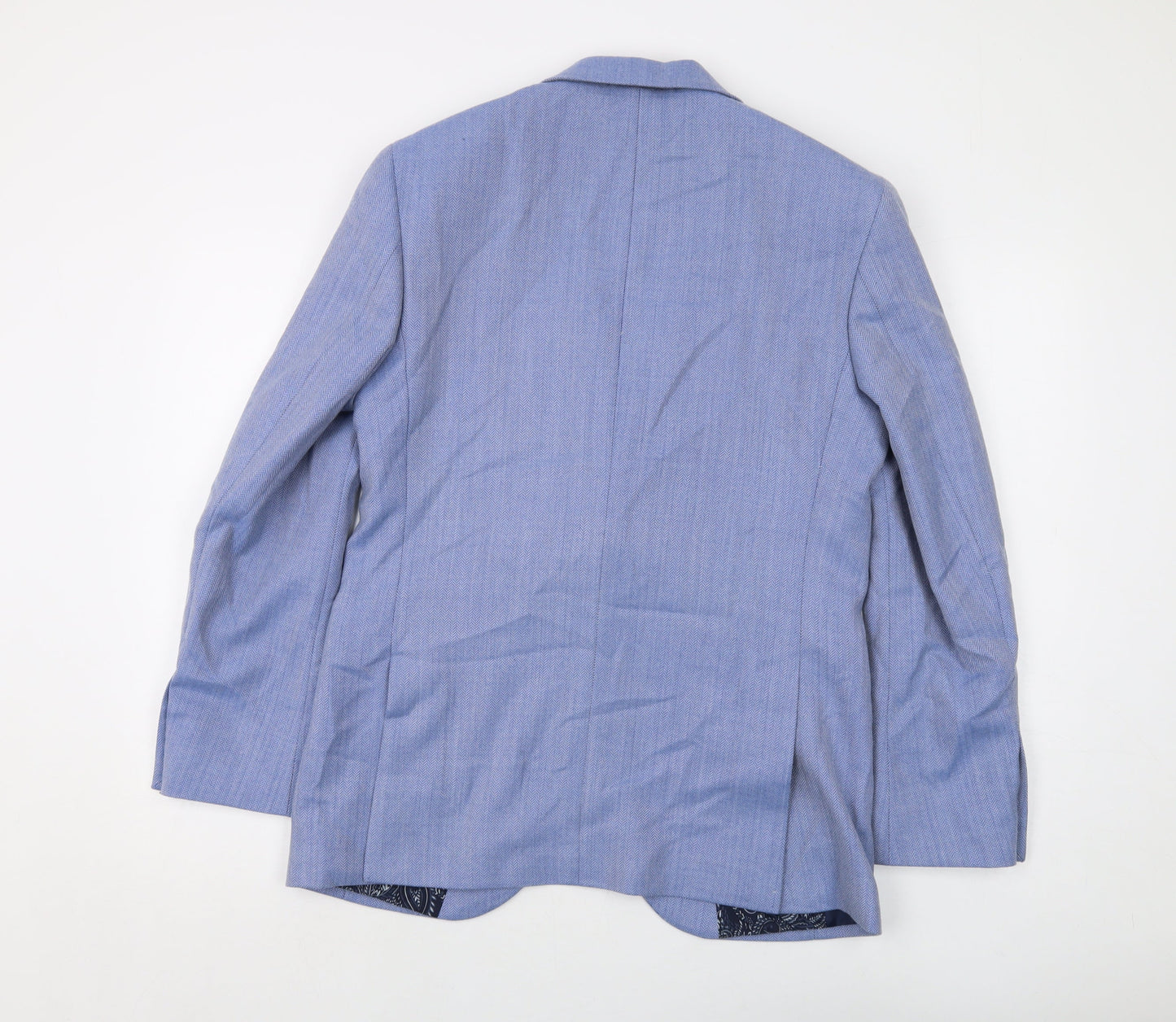Mens UK Size 38 Marks and Spencer Regular Blue Suit Jacket
