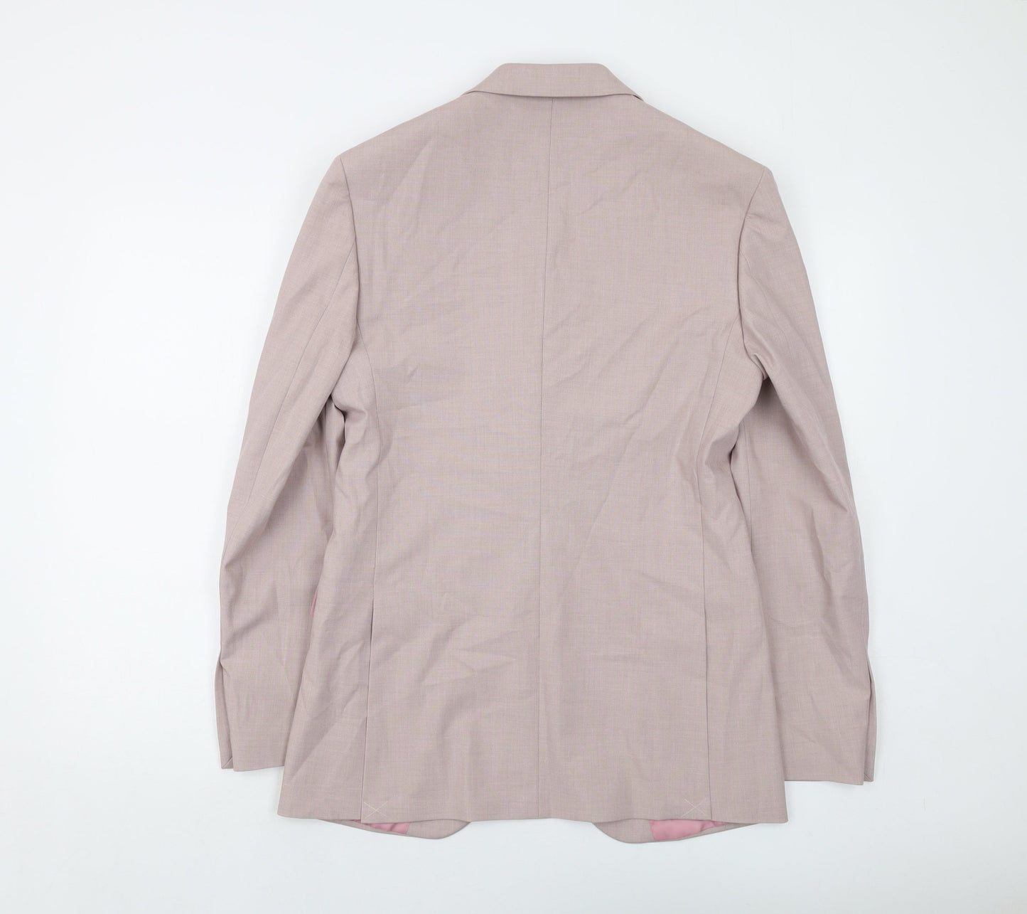 Mens UK Size 36 Marks and Spencer Regular Pink Suit Jacket