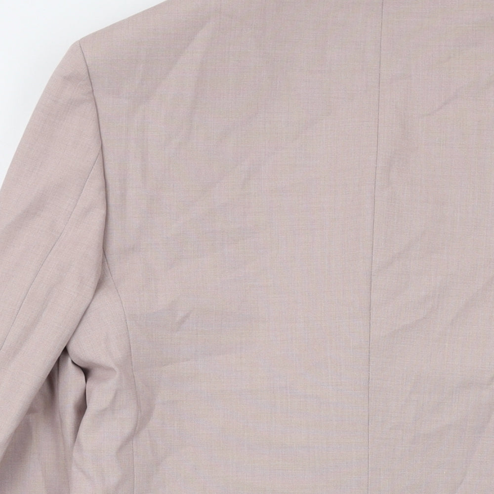 Mens UK Size 36 Marks and Spencer Regular Pink Suit Jacket