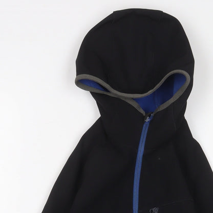DECATHLON Boys Black Jacket Size 10 Years Zip