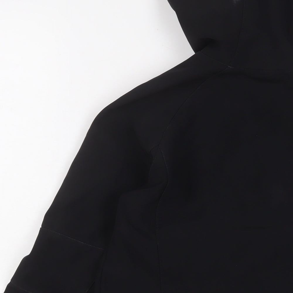DECATHLON Boys Black Jacket Size 10 Years Zip