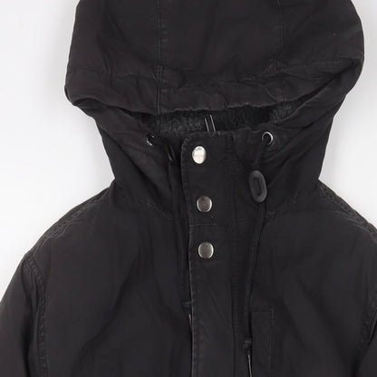 Mens UK Size M H&M Black Quilted Coat