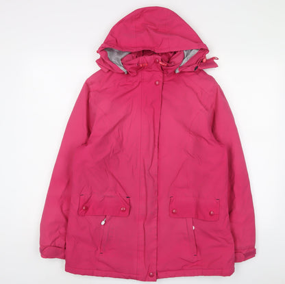Artic Storm Womens Pink Jacket Coat Size 12 Zip