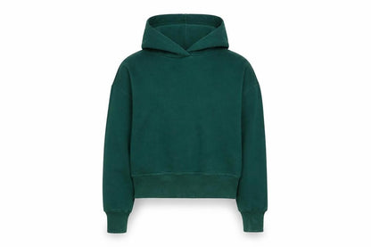 Zara Womens Green Cotton Pullover Hoodie Size S Pullover
