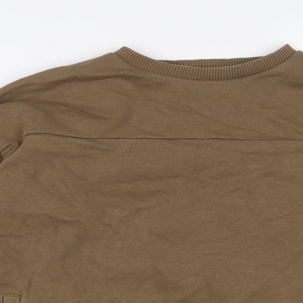 NEXT Boys Brown Cotton Pullover Sweatshirt Size 11 Years Pullover