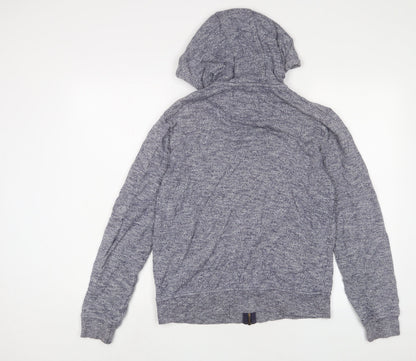 Mens UK Size S Burton Blue Full Zip Hoodie