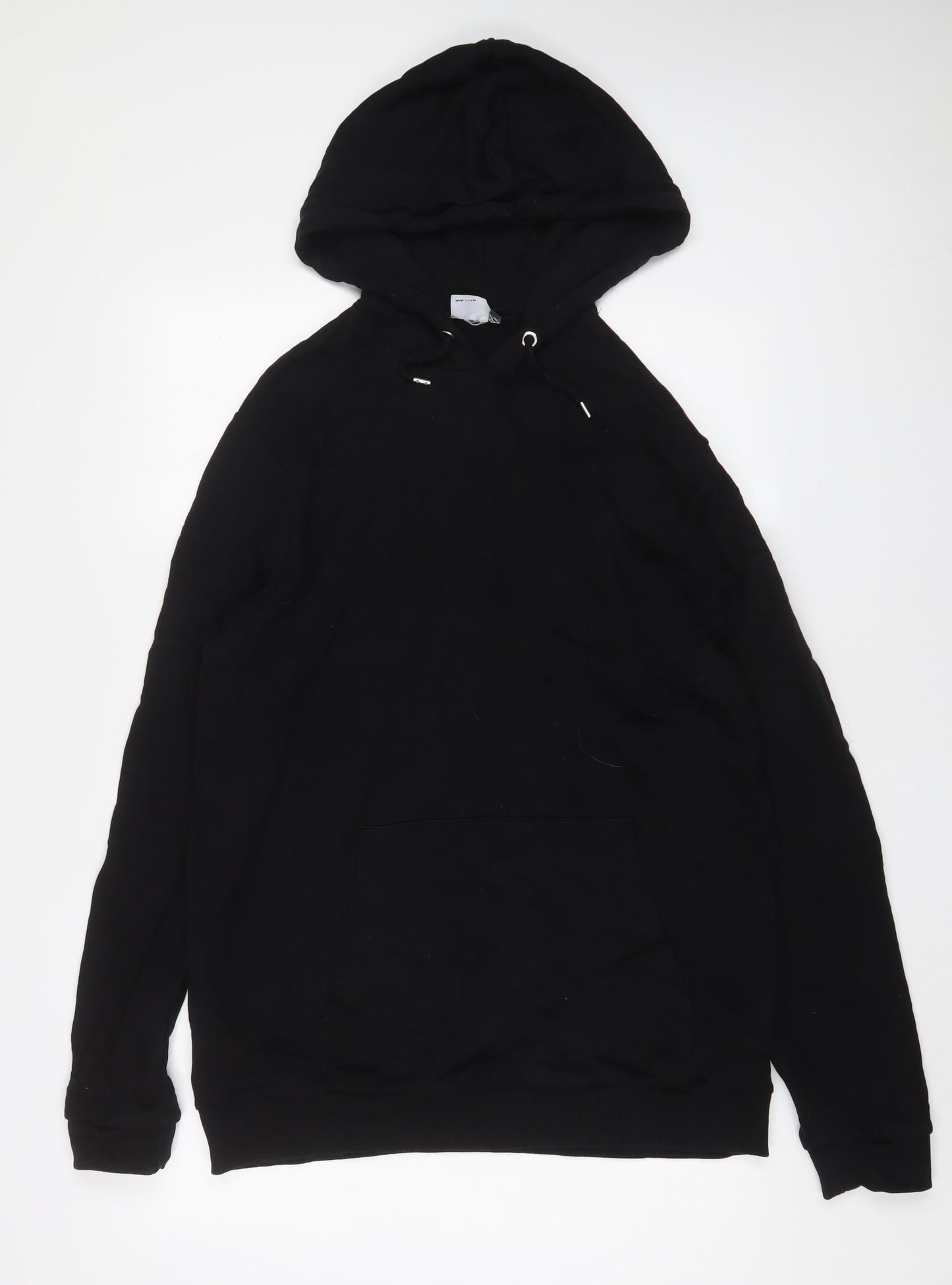 Mens UK Size 2XL ASOS Black Pullover Hoodie