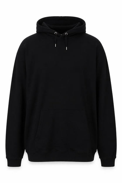 Mens UK Size 2XL ASOS Black Pullover Hoodie