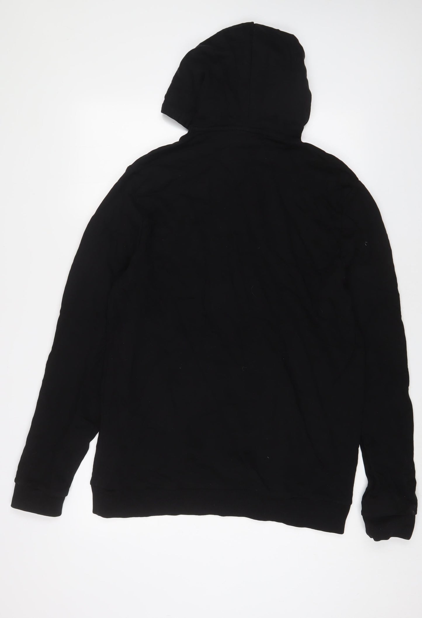 Mens UK Size 2XL ASOS Black Pullover Hoodie