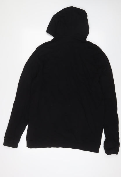 Mens UK Size 2XL ASOS Black Pullover Hoodie