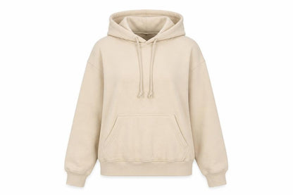 PRETTYLITTLETHING Womens Beige Cotton Pullover Hoodie Size S Pullover