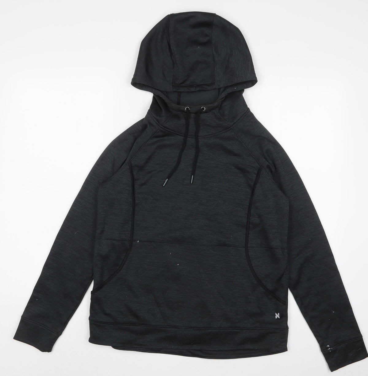 Next Womens Grey Polyester Pullover Hoodie Size 10 Pullover