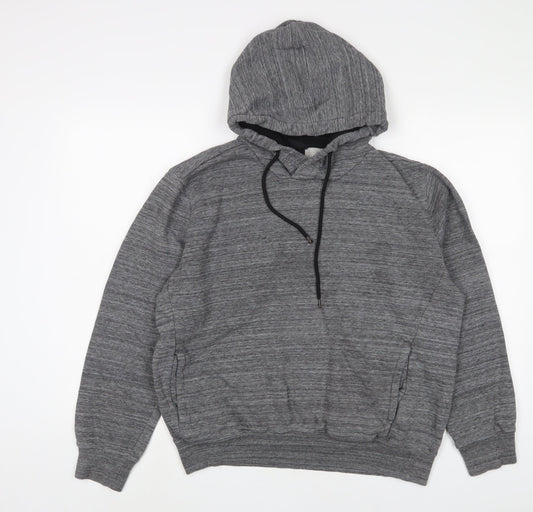 Mens UK Size M H&M Grey Pullover Hoodie