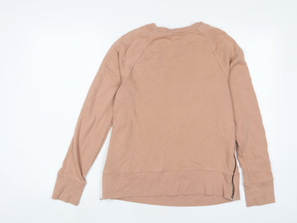 H&M Womens Pink Cotton Pullover Sweatshirt Size XS Pullover