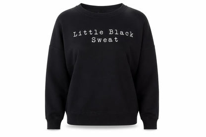 New Look Womens Black Cotton Pullover Sweatshirt Size S Pullover - Little black sweat