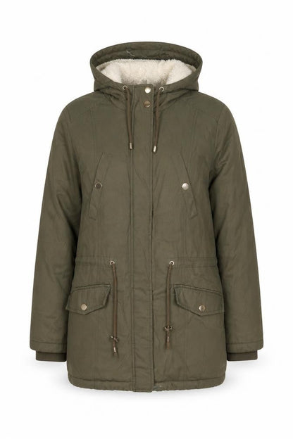 Womens UK Size 12 Miss Selfridge Green Parka Coat