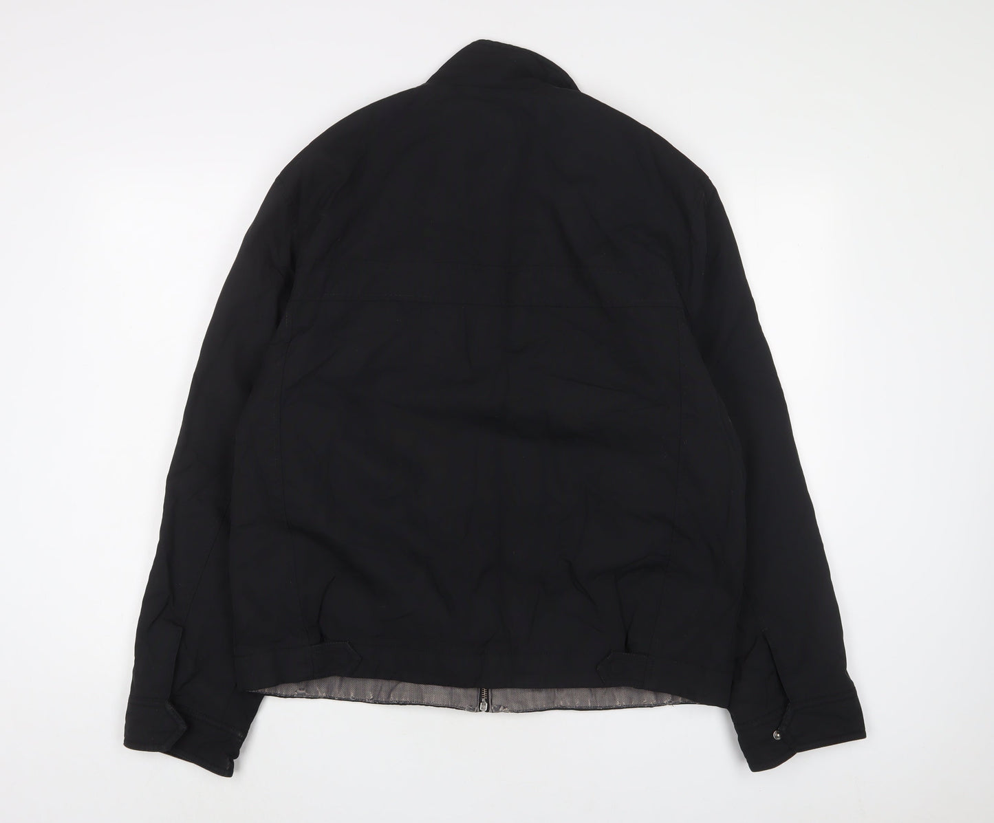 Autograph Mens Black Jacket Coat Size M Zip