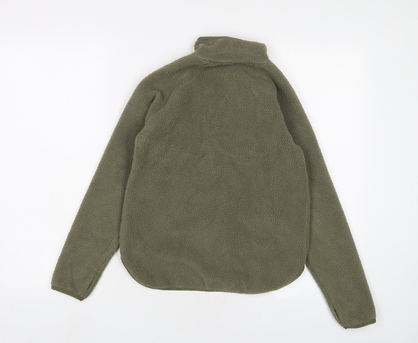 H&M Boys Green Jacket Size 8-9 Years Zip - 8-10 Years