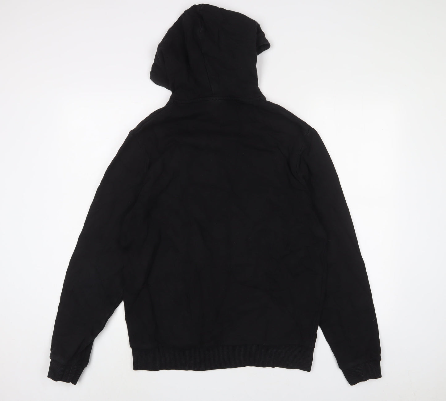 Mens UK Size L ASOS Black Pullover Hoodie