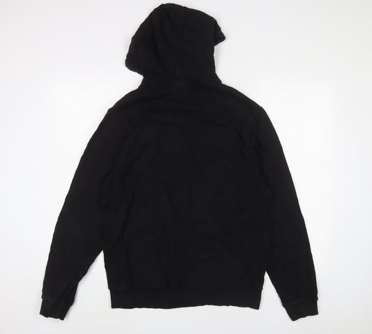 Mens UK Size L ASOS Black Pullover Hoodie