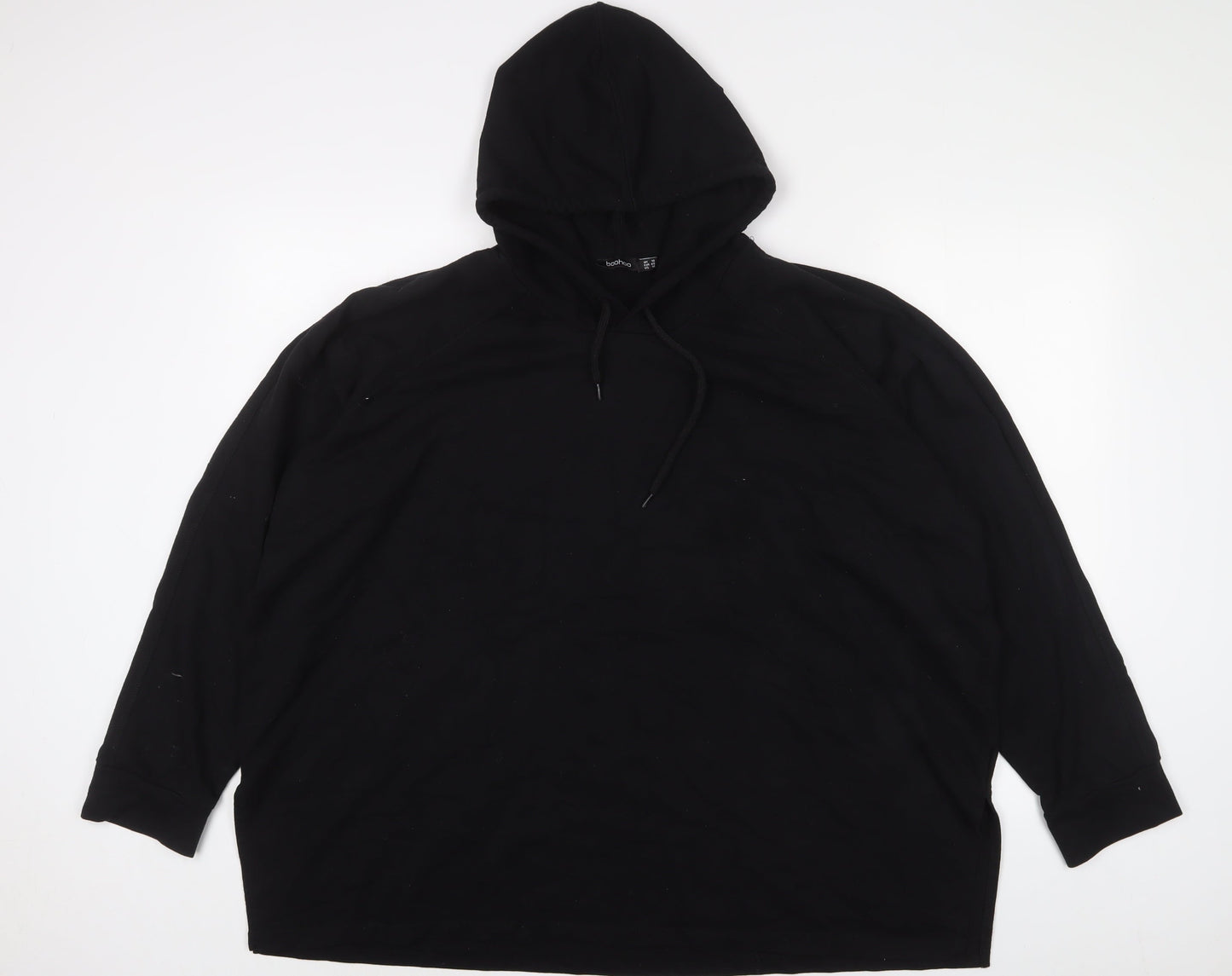 Boohoo Womens Black Camel Pullover Hoodie Size 18 Pullover