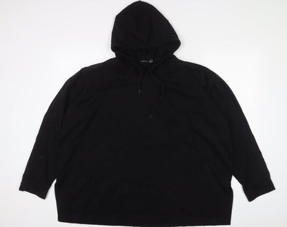 Boohoo Womens Black Camel Pullover Hoodie Size 18 Pullover