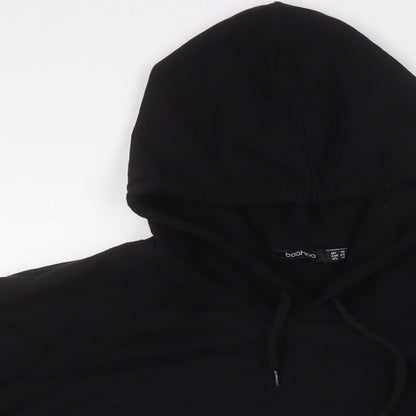 Boohoo Womens Black Camel Pullover Hoodie Size 18 Pullover