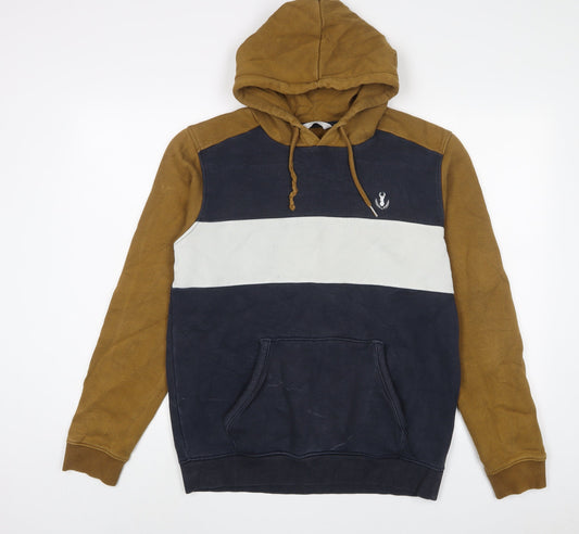 Mens UK Size M NEXT Blue Pullover Hoodie