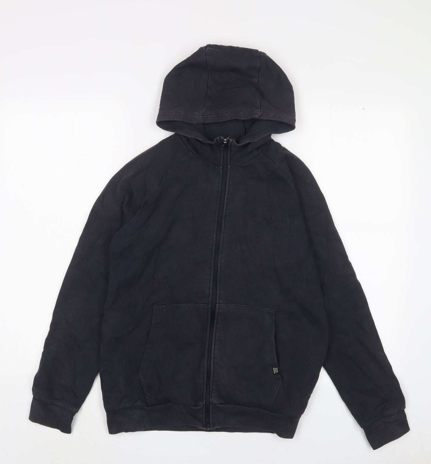 NEXT Boys Blue Cotton Full Zip Hoodie Size 13 Years Zip