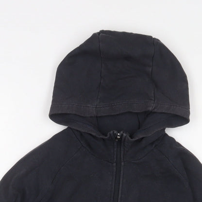 NEXT Boys Blue Cotton Full Zip Hoodie Size 13 Years Zip