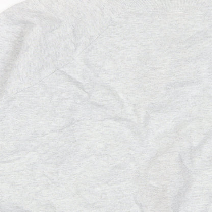 Hanes Herway Womens Grey Cotton Pullover Sweatshirt Size L Pullover - Christmas