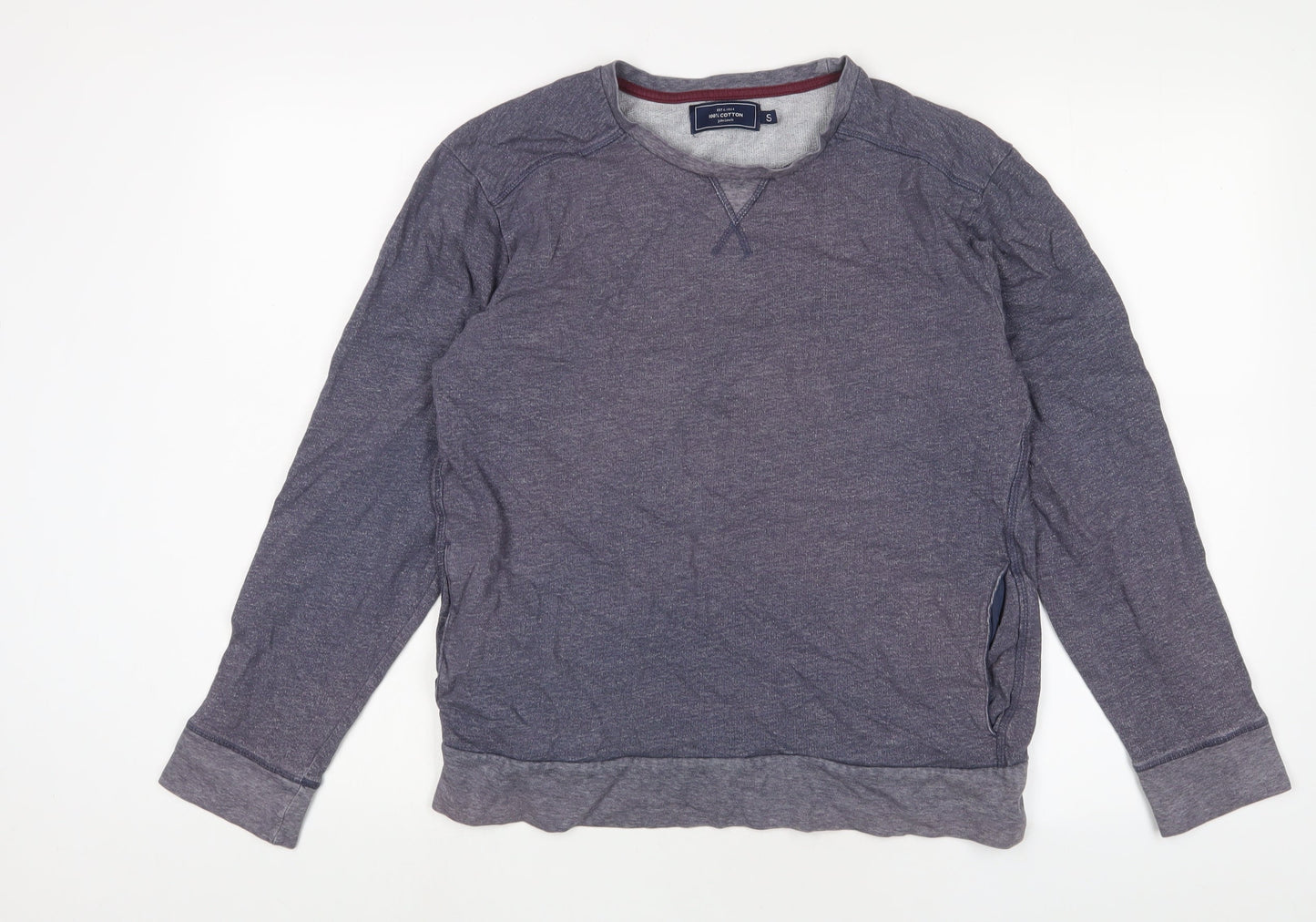 Mens UK Size S John Lewis Blue Pullover Sweatshirt
