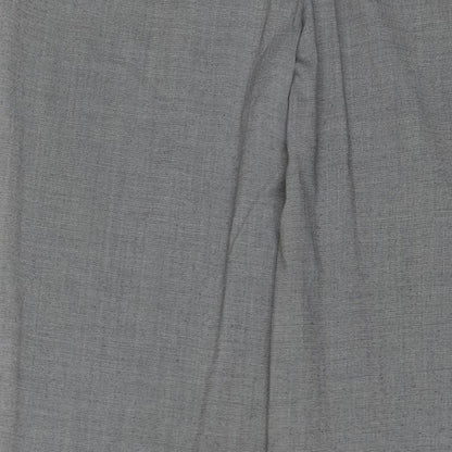 Paraphrase Womens Grey Polyester Trousers Size 16 L30 in Regular Hook & Eye