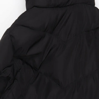 Andrew Marc Mens Black Puffer Jacket Coat Size L Zip