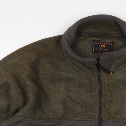 Authentic Mens Green Jacket Size L Zip
