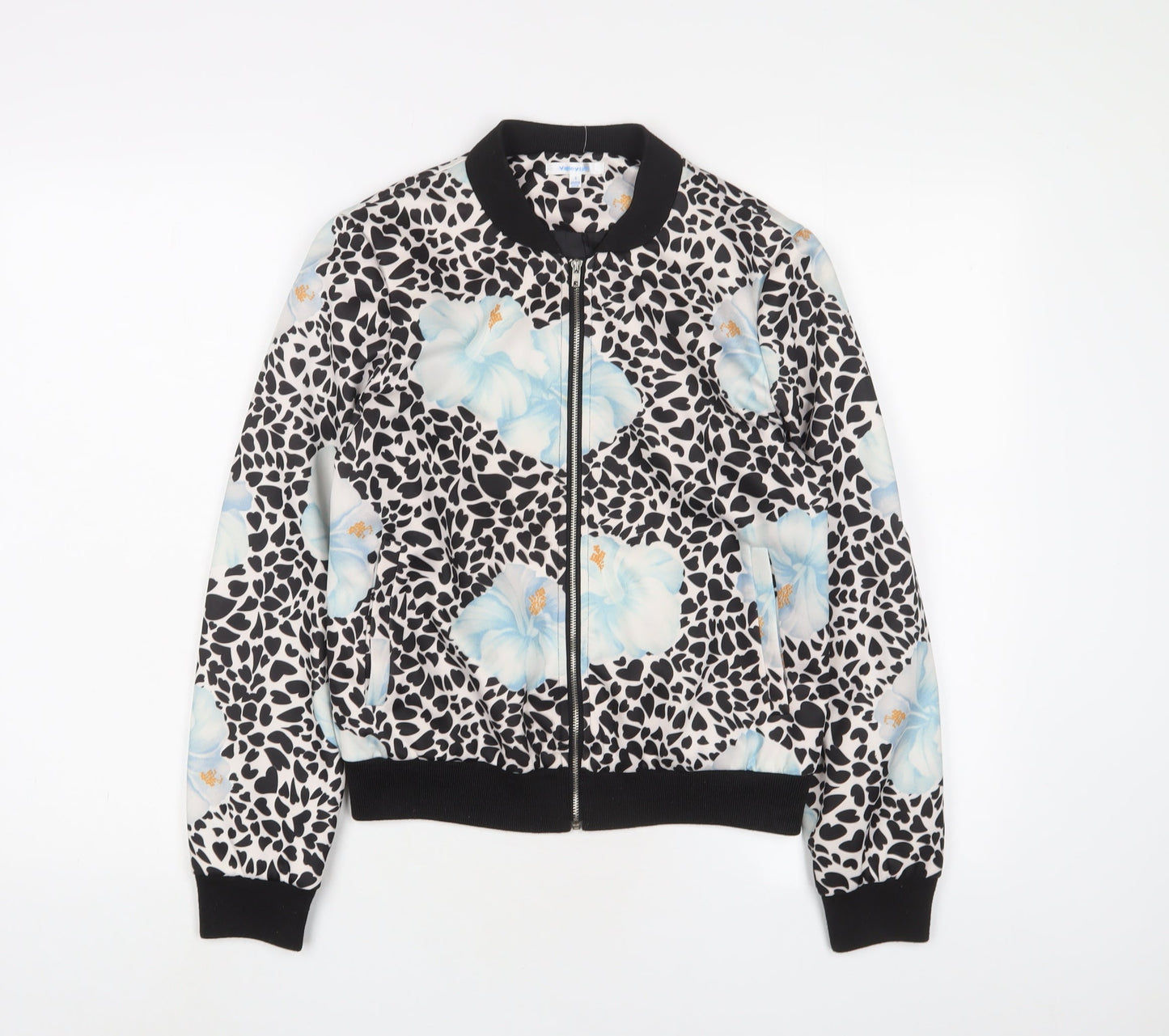 ValleyGirl Womens Multicoloured Floral Jacket Size 8 Zip