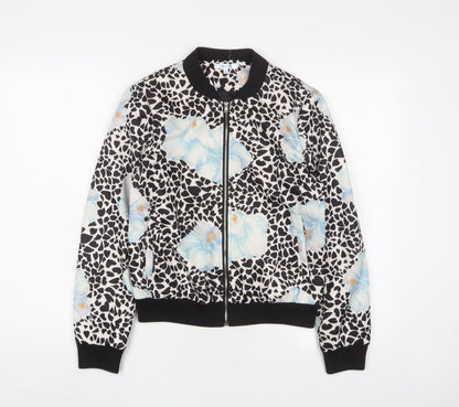 ValleyGirl Womens Multicoloured Floral Jacket Size 8 Zip