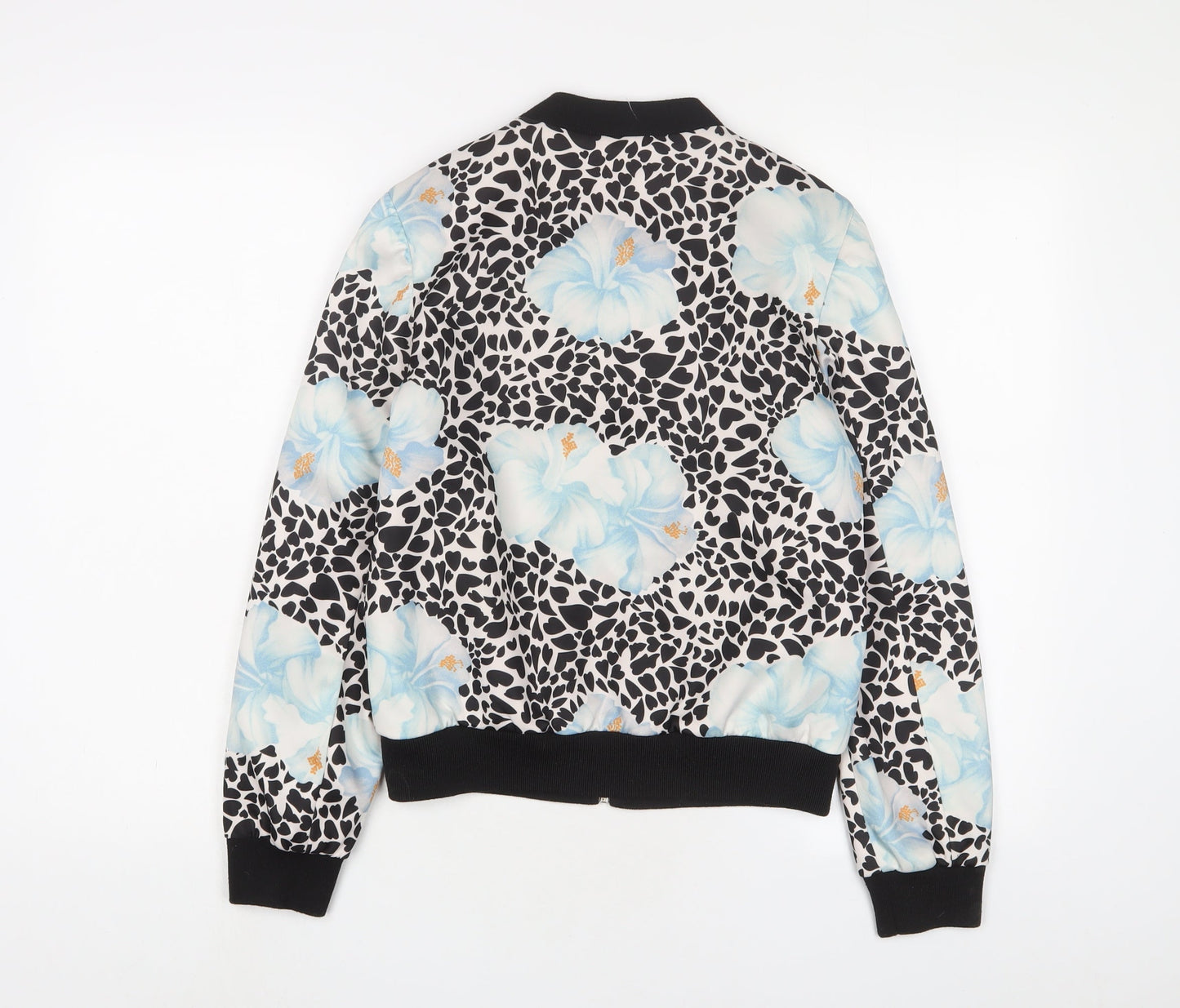 ValleyGirl Womens Multicoloured Floral Jacket Size 8 Zip