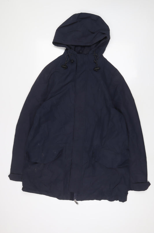 Mens UK Size L Racing Green Blue Jacket
