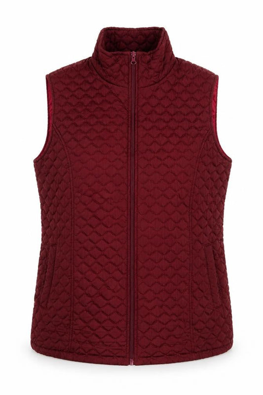 Rut Womens Red Gilet Jacket Size L Zip