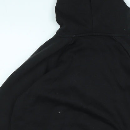Slazenger Boys Black Polyester Pullover Hoodie Size 9-10 Years - Logo