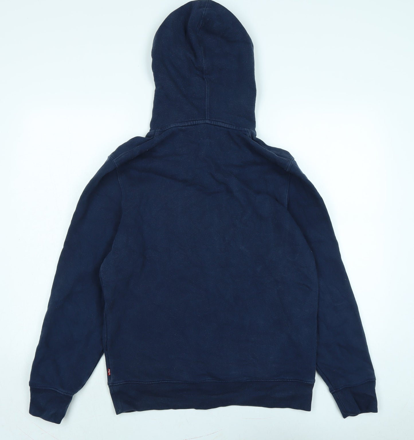 Mens UK Size M Levi's Blue Pullover Hoodie