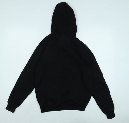 Eat Sleep Shop Repeat Boys Black Polyester Pullover Hoodie Size M - Eat Sleep Mine Repeat